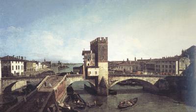 Bernardo Bellotoo View of the Ponte delle Navi,Verona (nn03) Germany oil painting art